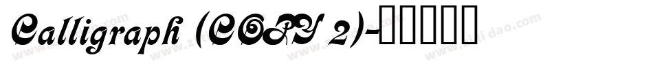 Calligraph (COPY 2)字体转换